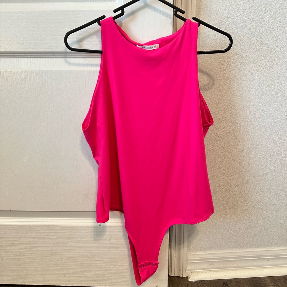 REORIA Women’s Pink Bodysuit